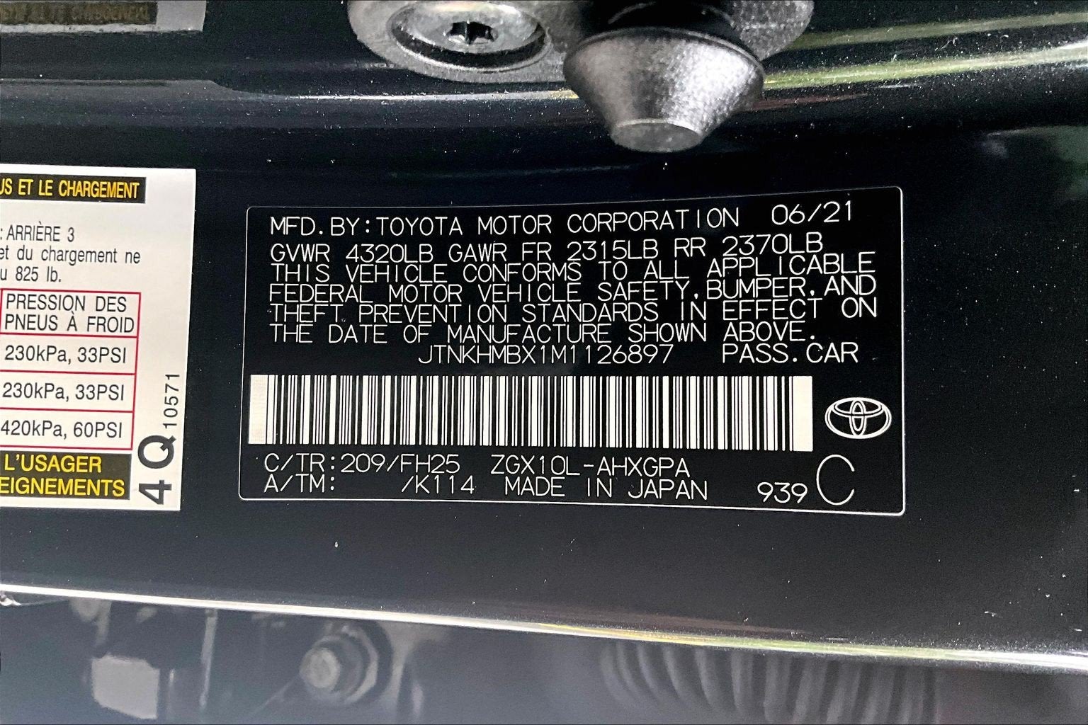 2021 Toyota C-HR Nightshade
