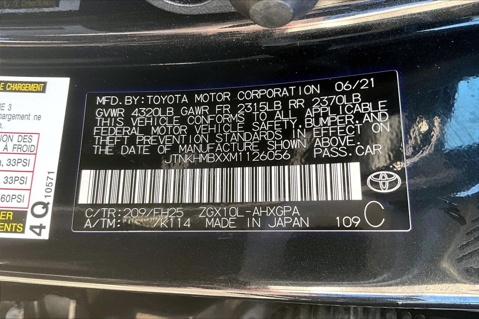 2021 Toyota C-HR Nightshade