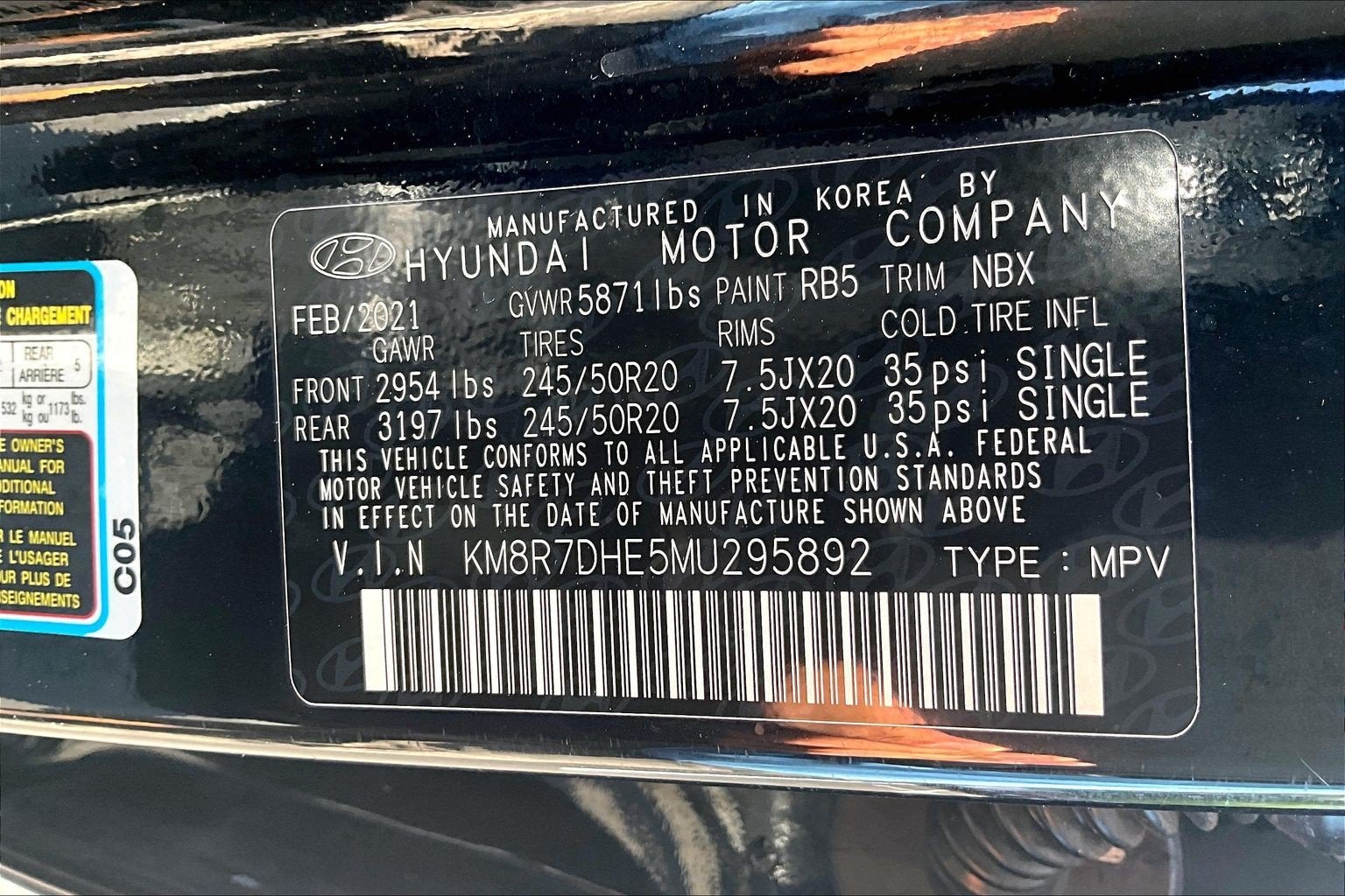 2021 Hyundai Palisade Calligraphy