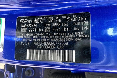 2024 Hyundai Elantra Limited