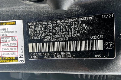 2022 Toyota C-HR XLE