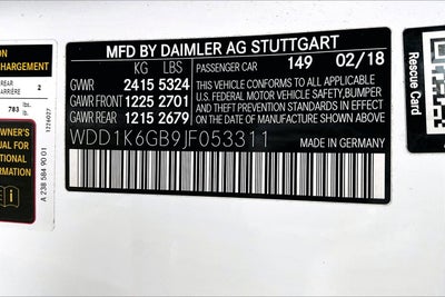 2018 Mercedes-Benz E-Class E 400