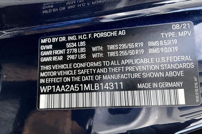 2021 Porsche Macan AWD