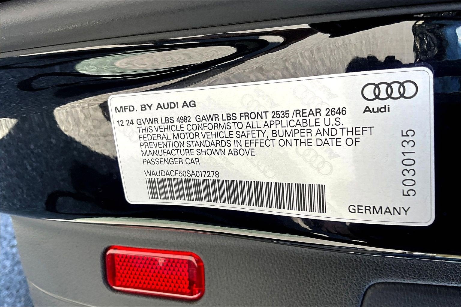 2025 Audi A5 Sportback S line Premium