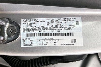 2020 Ford Escape Titanium Hybrid