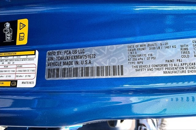 2021 Jeep Wrangler Unlimited Rubicon 4x4