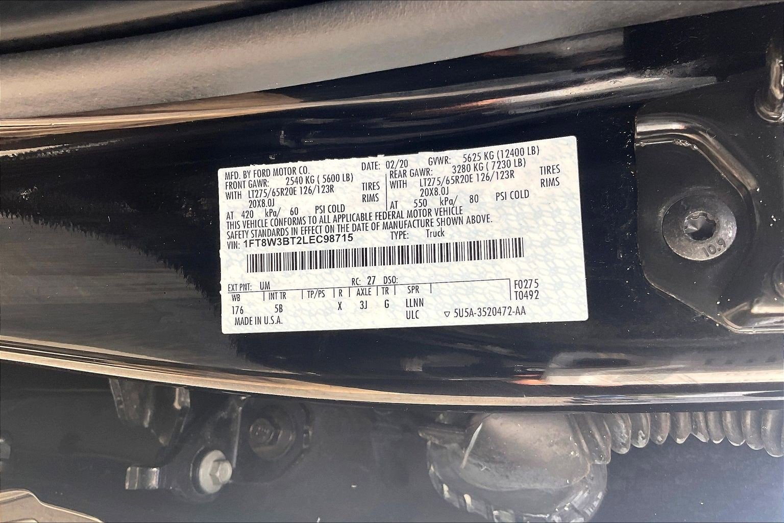 2020 Ford Super Duty F-350 SRW LARIAT