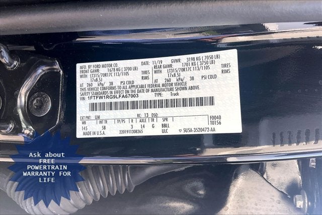 2020 Ford F-150 Raptor