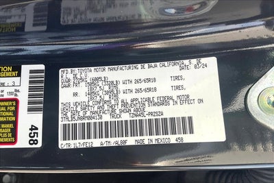 2024 Toyota TACOMA TRD SPORT TRD Sport