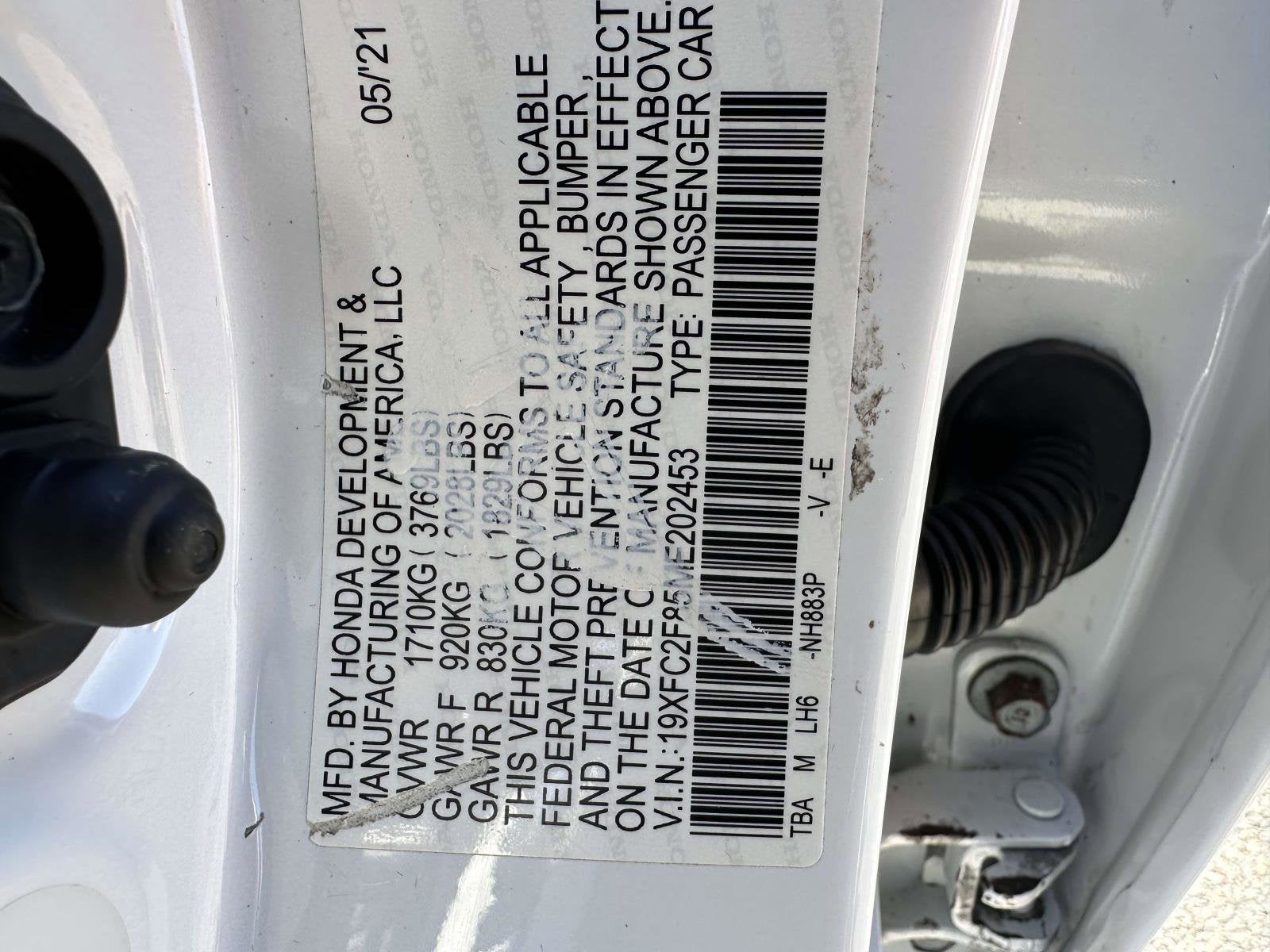 2021 Honda Civic Sedan Sport