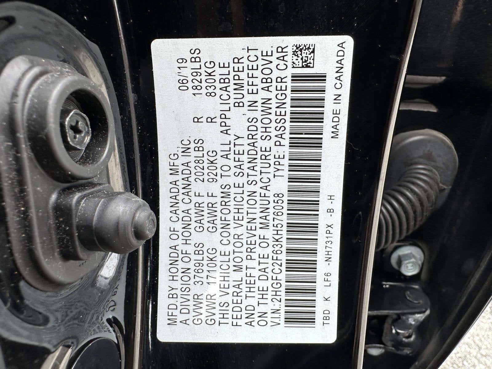 2019 Honda Civic Sedan LX