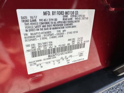 2018 Ford EcoSport SES