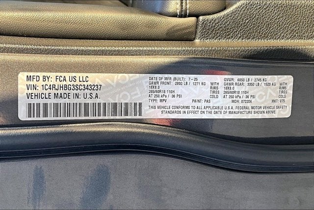 2025 Jeep Grand Cherokee Limited