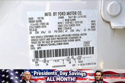 2020 Ford Explorer XLT