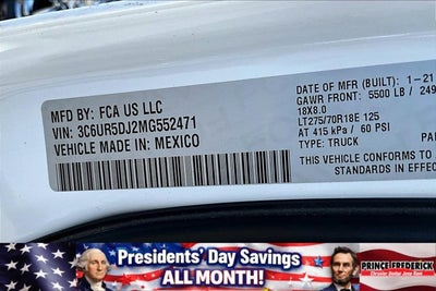 2021 RAM 2500 Big Horn