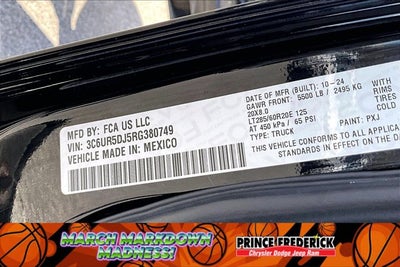 2024 RAM 2500 Big Horn