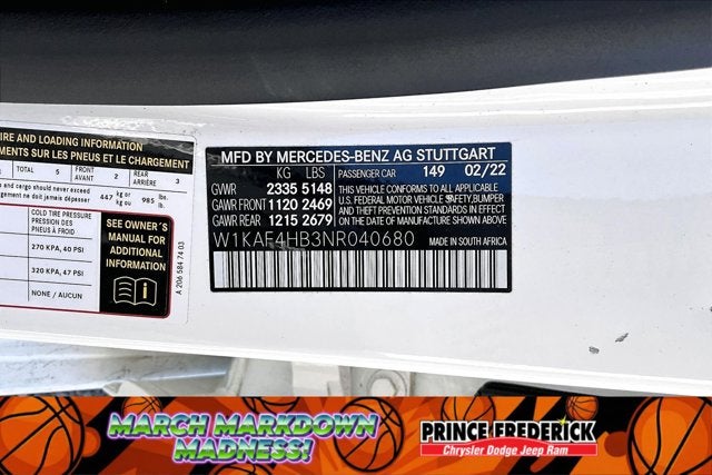 2022 Mercedes-Benz C-Class C 300