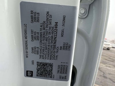 2022 Chevrolet Colorado 4WD Work Truck