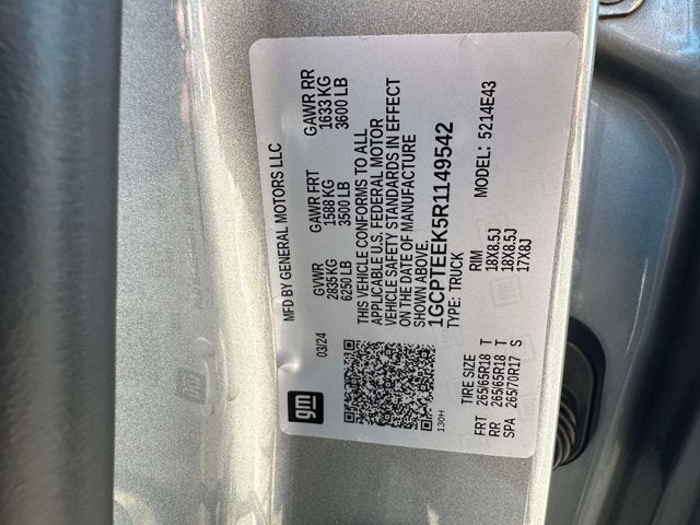 2024 Chevrolet Colorado 4WD Trail Boss