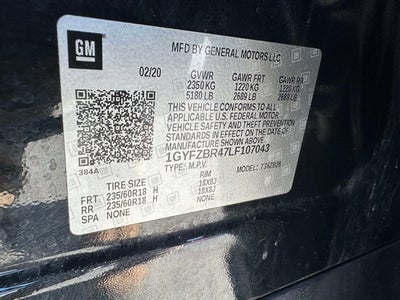 2020 Cadillac XT4 AWD Luxury