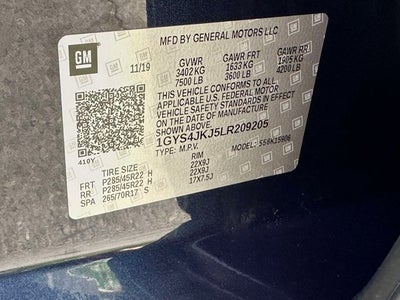 2020 Cadillac Escalade ESV Premium Luxury