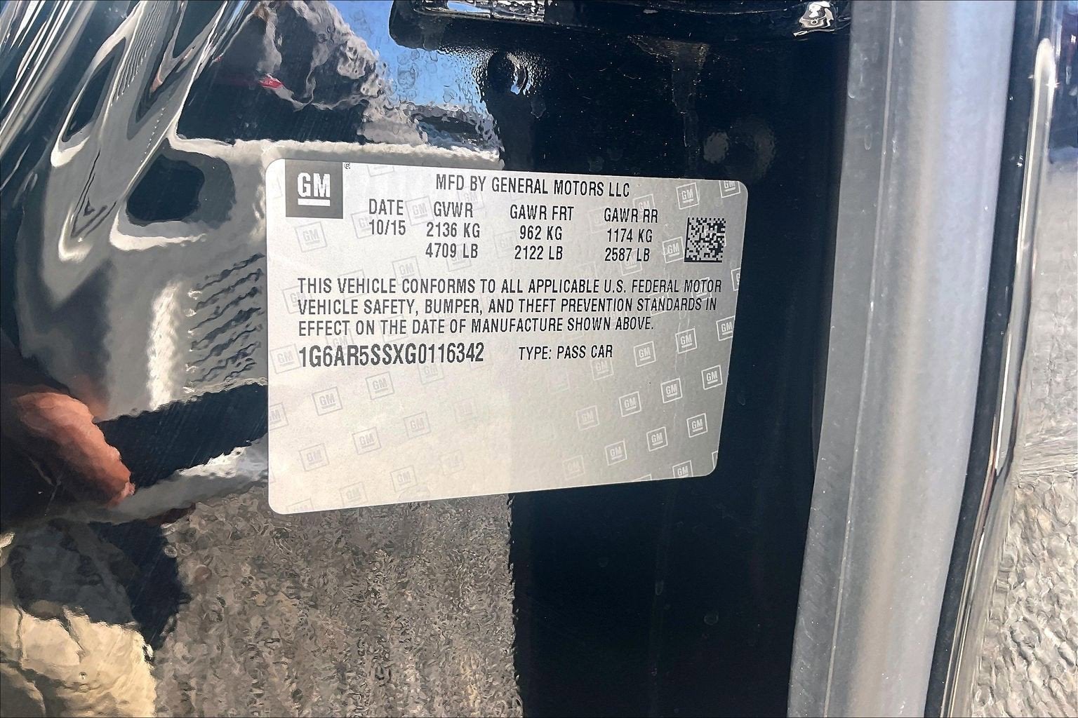 2016 Cadillac CTS Sedan Luxury Collection RWD