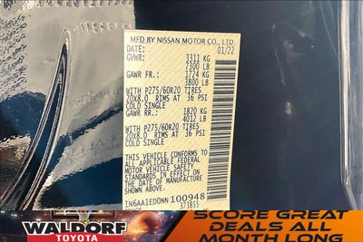 2022 Nissan Titan Platinum Reserve