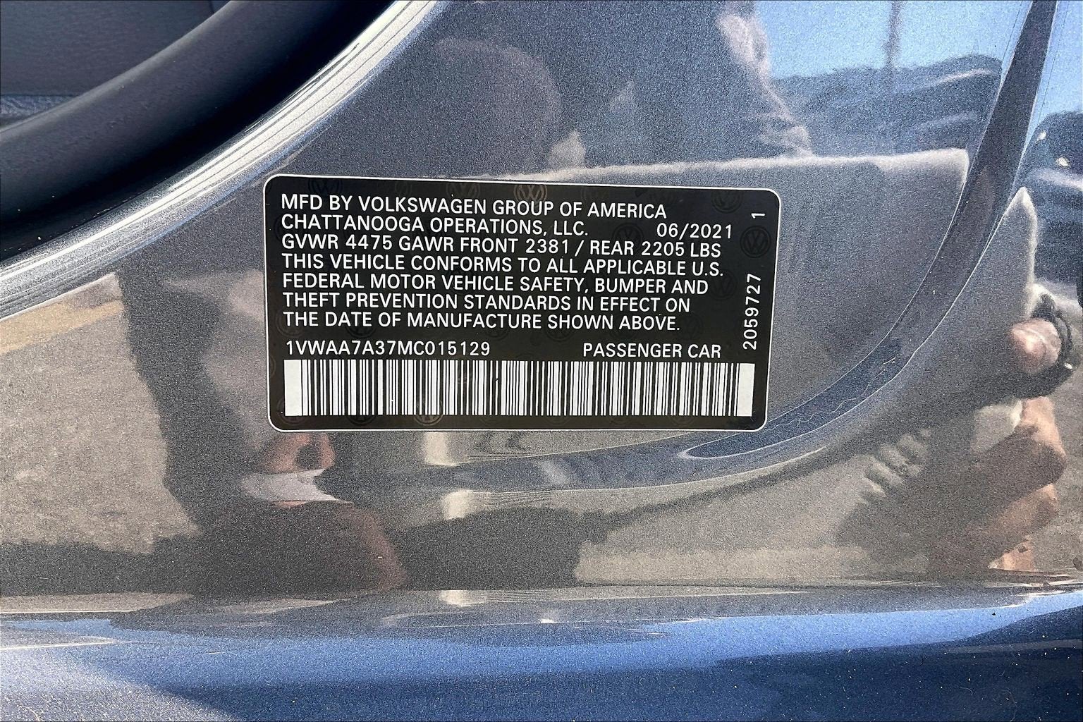 2021 Volkswagen Passat 2.0T S