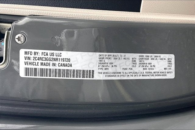 2022 Chrysler Pacifica Limited