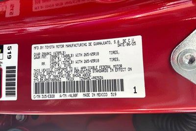 2025 Toyota Tacoma 4WD Limited