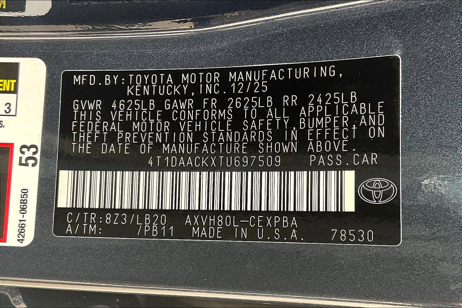 2026 Toyota Camry XSE