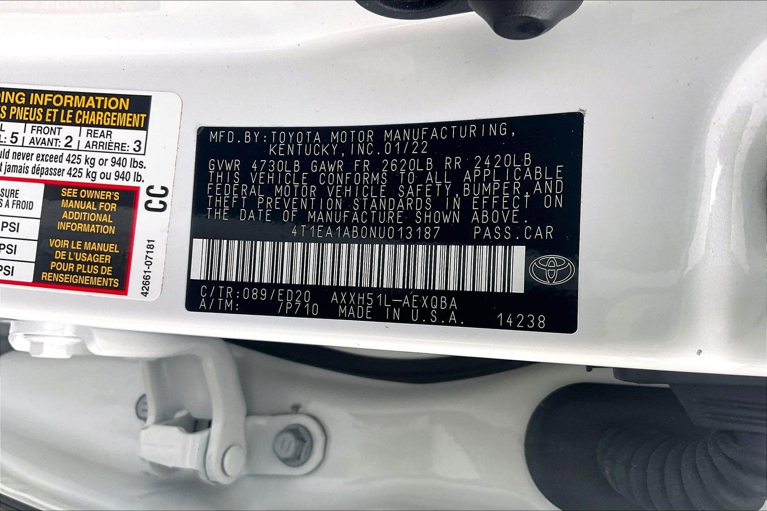 2022 Toyota Avalon Hybrid XSE Nightshade