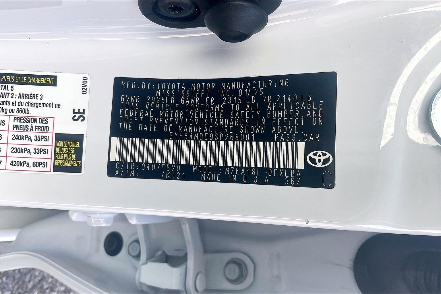 2025 Toyota Corolla LE