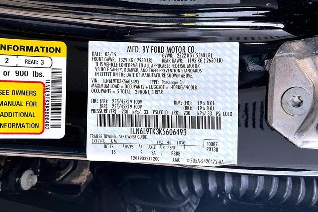 2019 Lincoln Continental Select