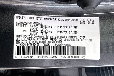 2023 Toyota Tacoma 2WD SR