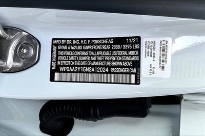 2022 Porsche Taycan Base