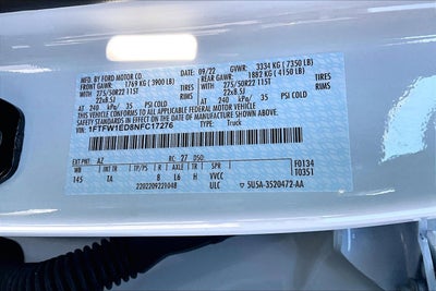 2022 Ford F-150 Limited