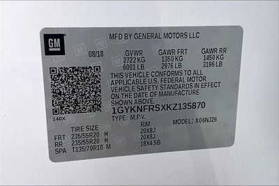 2019 Cadillac XT5 Premium Luxury AWD