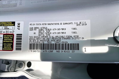 2024 Toyota Tacoma Hybrid TRD Off Road