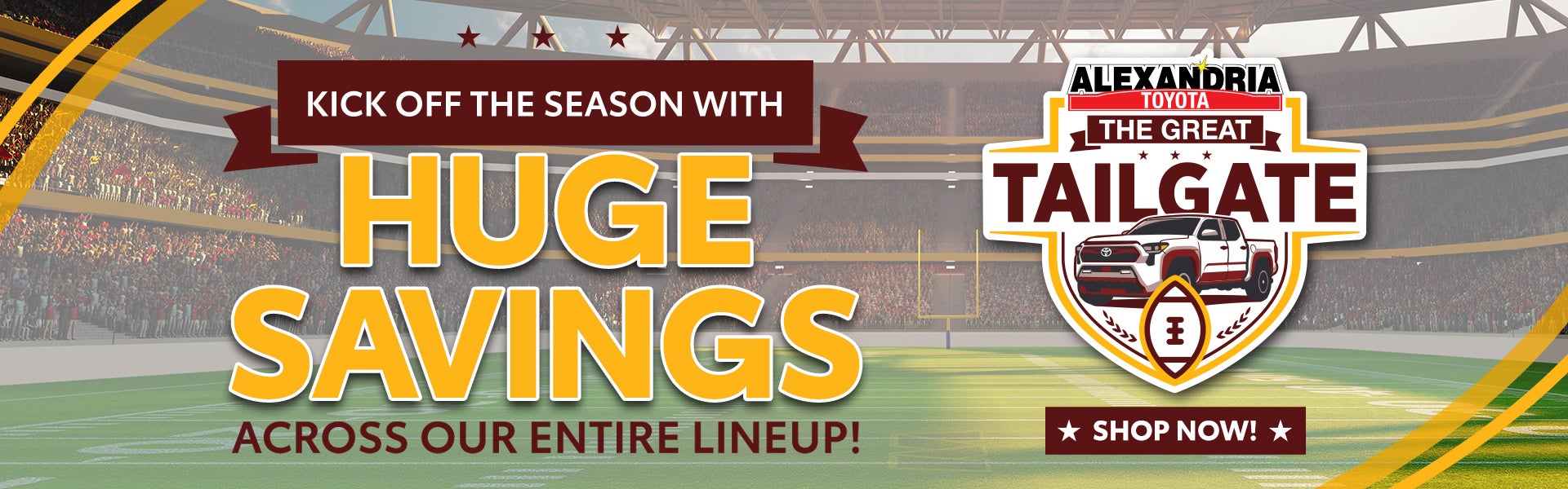 Great Tailgate Savings